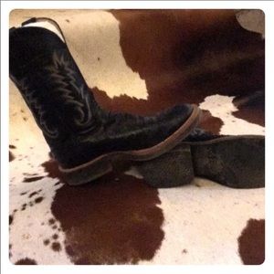 Men’s ostrich boots